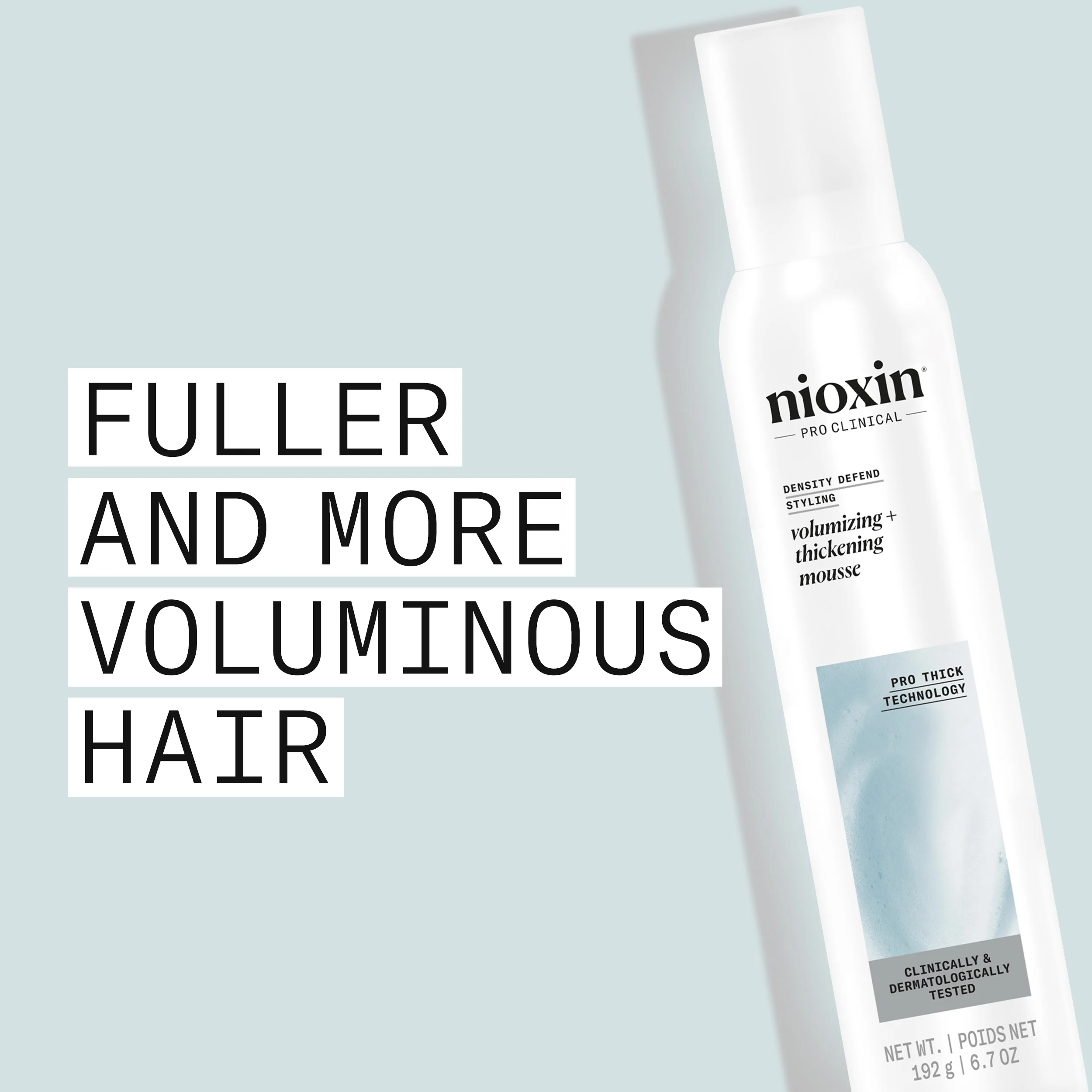 Nioxin Density Defend Styling Volumizing + Thickening Mousse, 192g - Image 4