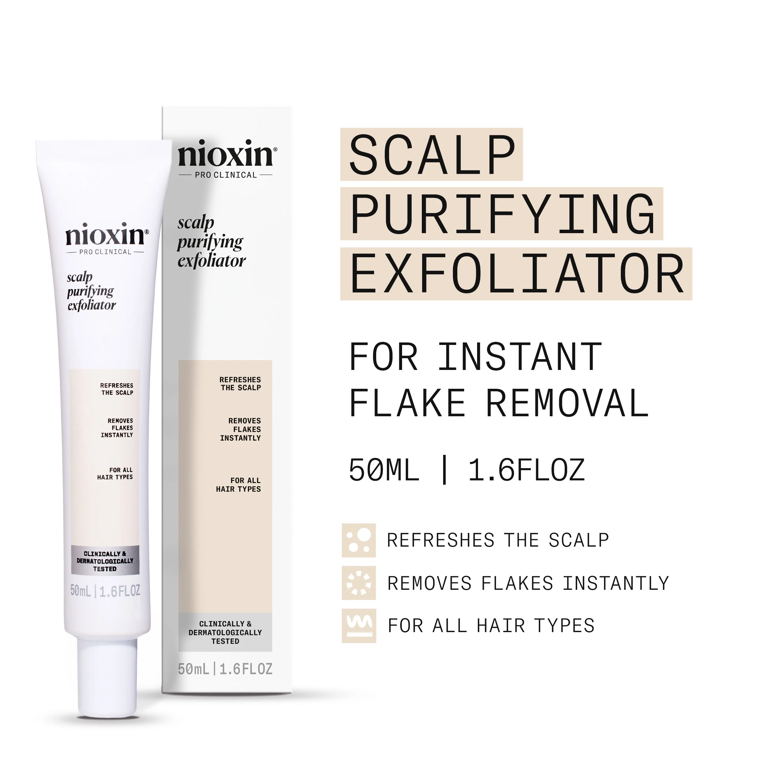 Nioxin Scalp Purifying Exfoliator - Deep Cleanses and Refreshes Scalp, 50ml - Image 3