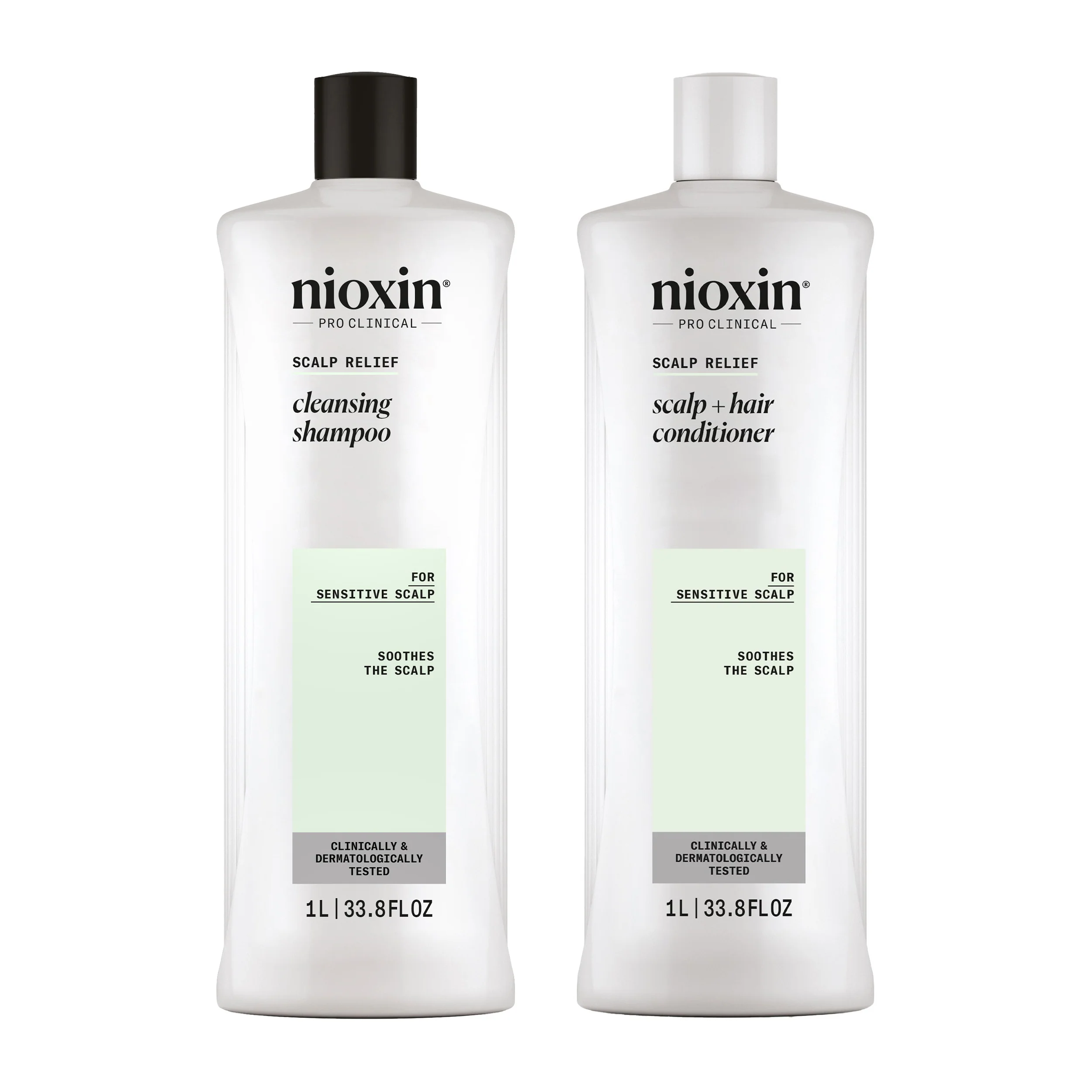 Nioxin Scalp Relief Shampoo + Conditioner Duo - Hair Products for Sensitive, Itchy Scalp - Includes Shampoo and Conditioner - Image 11