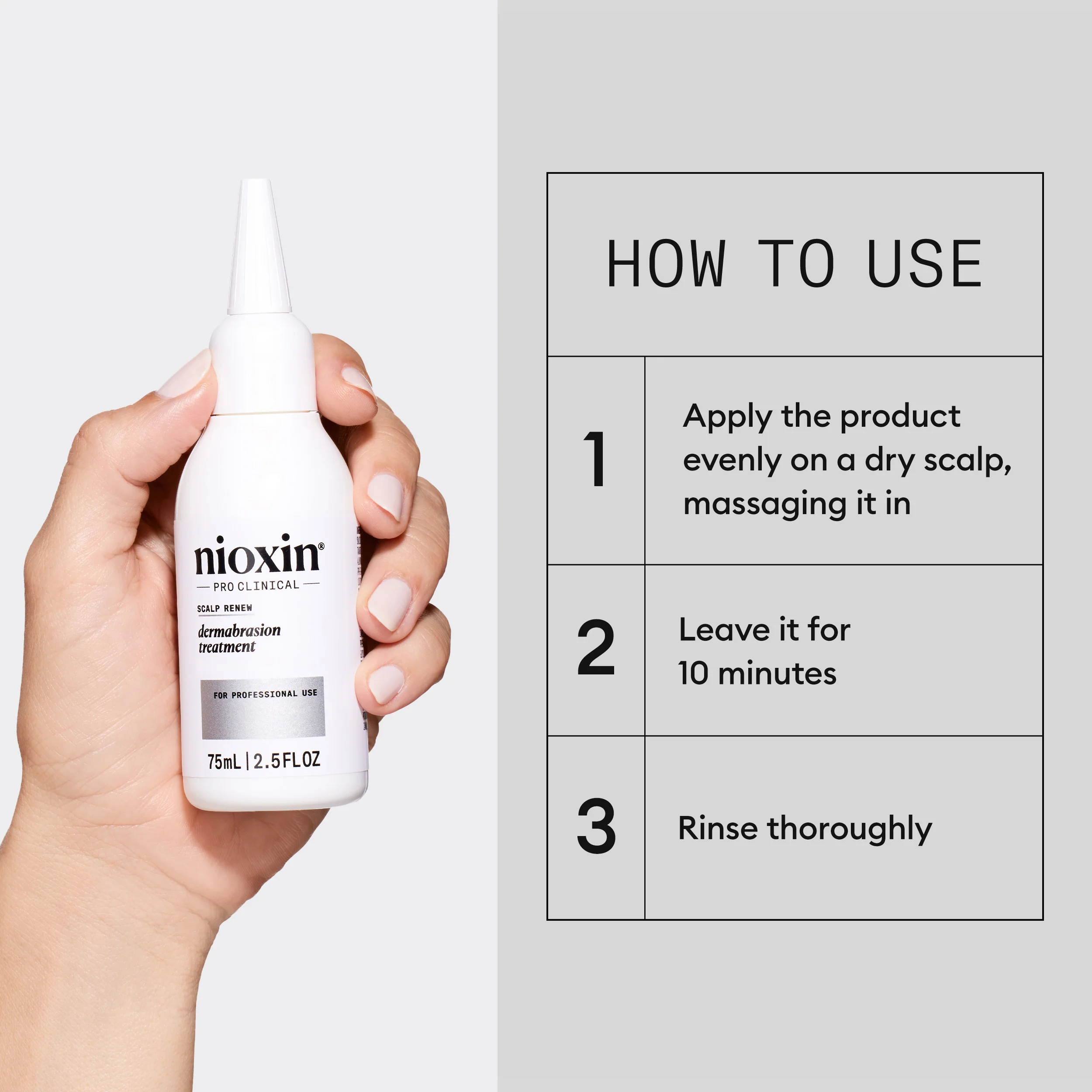 Nioxin Scalp Renew Dermabrasion Treatment - Exfoliation for Scalp Restoration, 75ml - Image 6