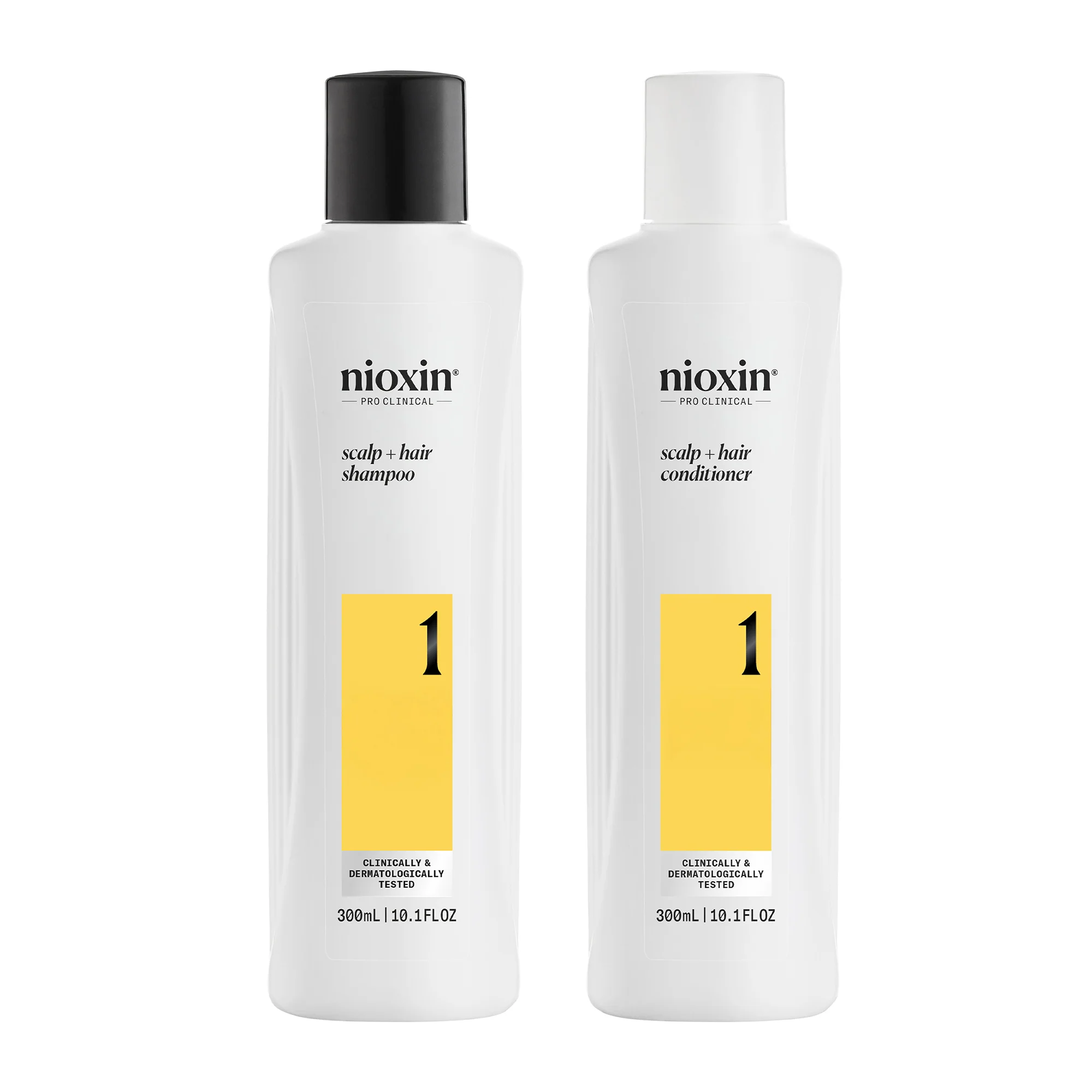 Nioxin System 1 Shampoo + Conditioner Duo - Includes Shampoo and Conditioner