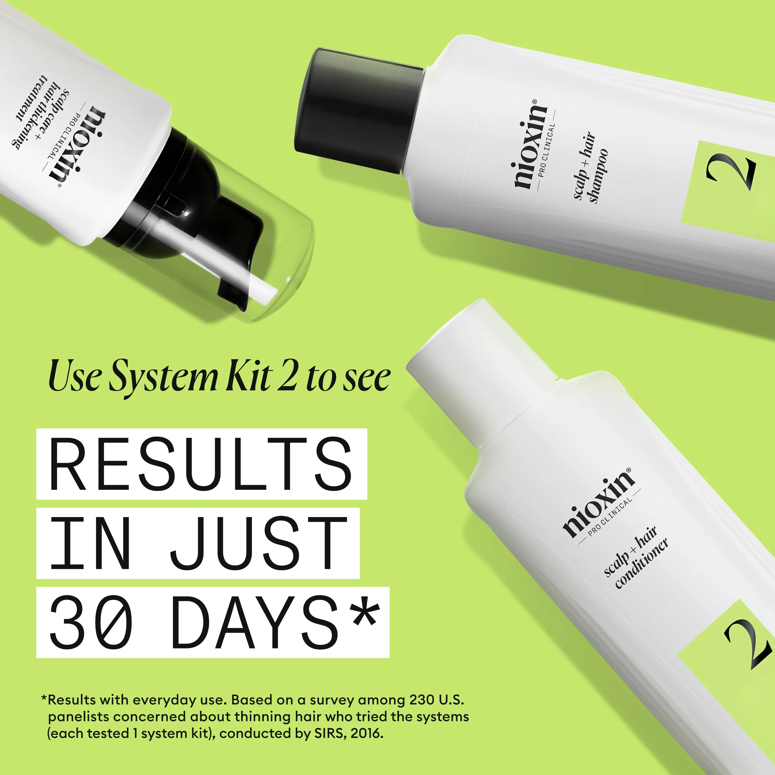 Nioxin System 2 Shampoo + Conditioner Duo - Includes Shampoo and Conditioner - Image 4