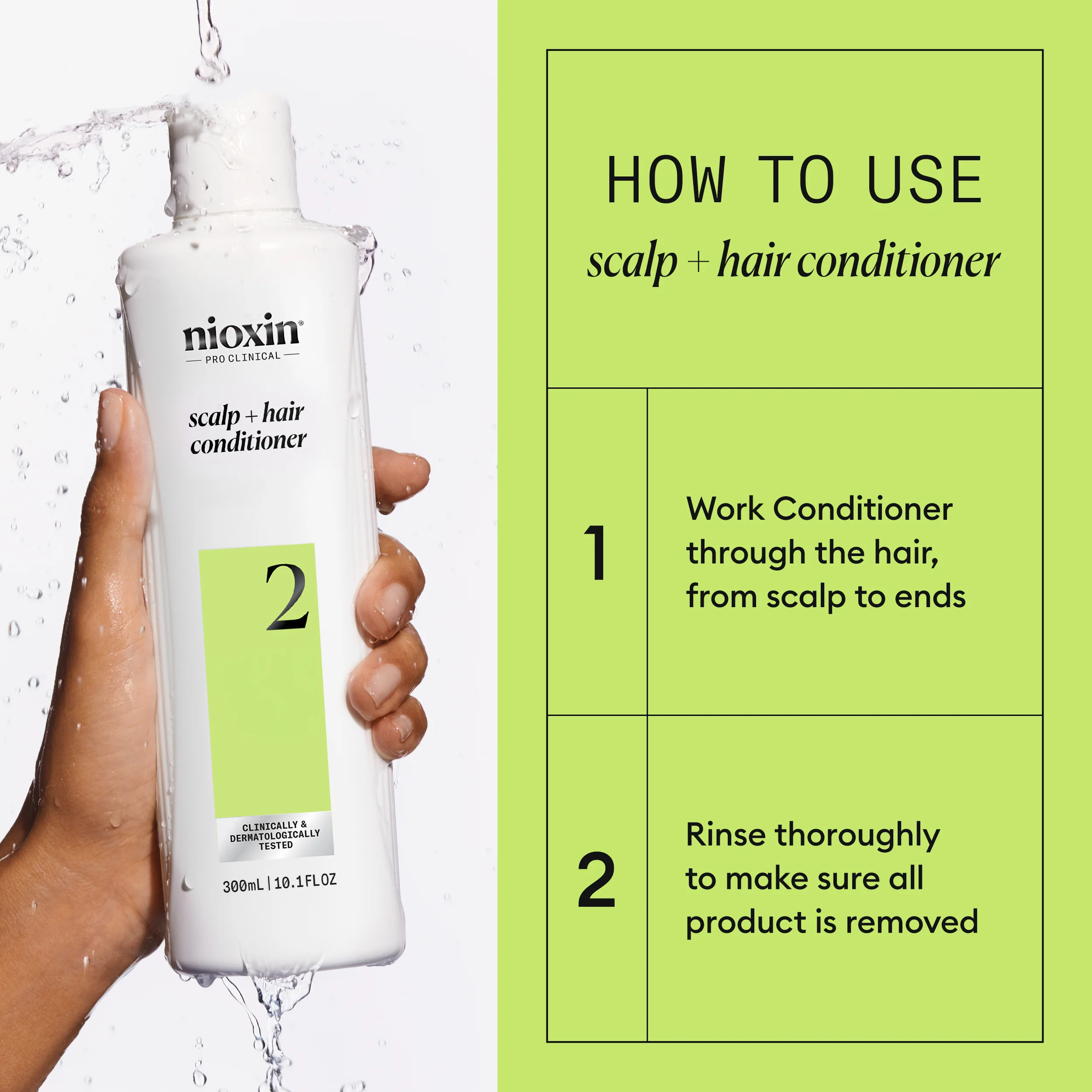 Nioxin System 2 Shampoo + Conditioner Duo - Includes Shampoo and Conditioner - Image 7
