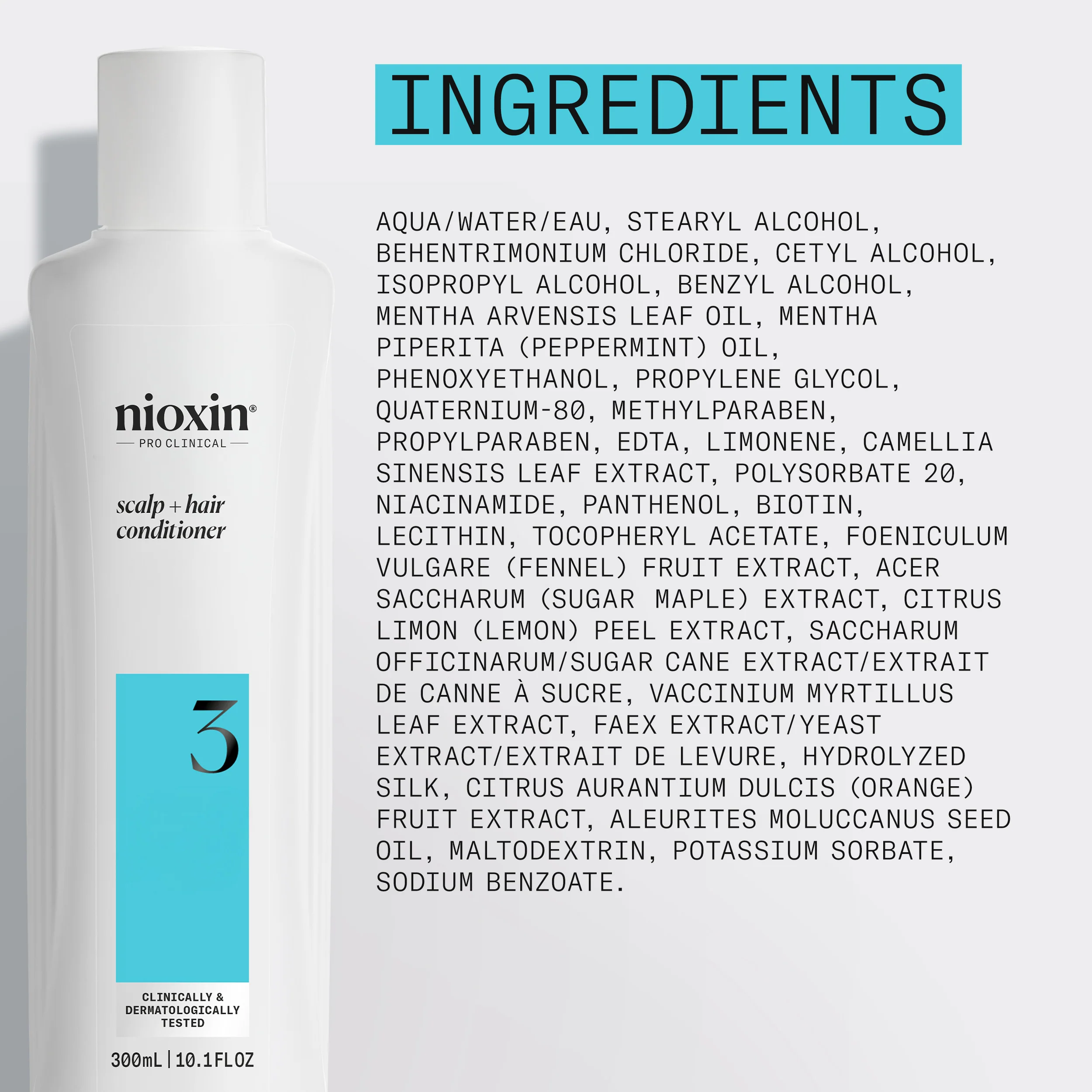 Nioxin System 3 Shampoo + Conditioner Duo - Includes Shampoo and Conditioner - Image 9