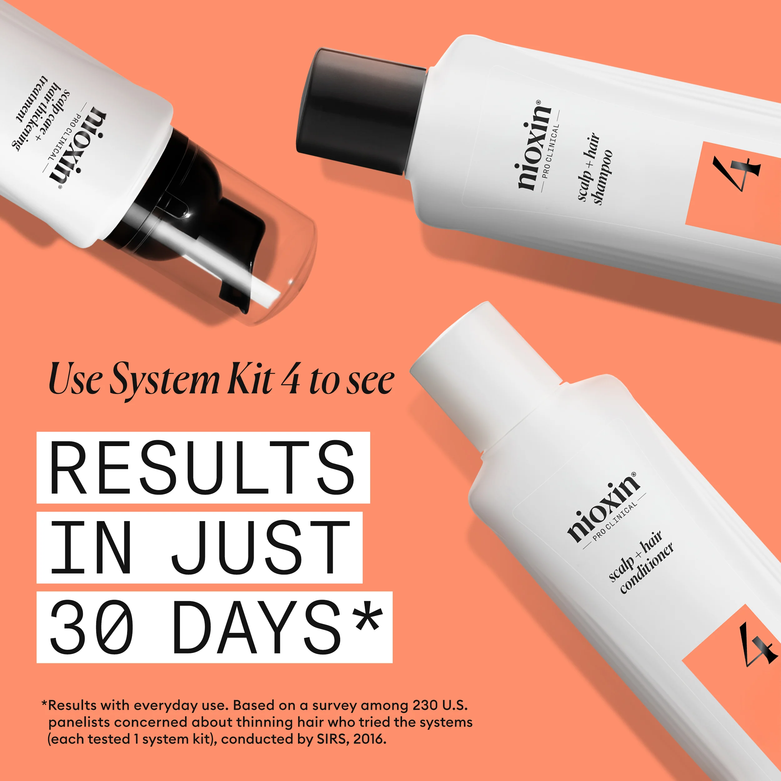 Nioxin System 4 Shampoo + Conditioner Duo - Includes Shampoo and Conditioner - Image 4