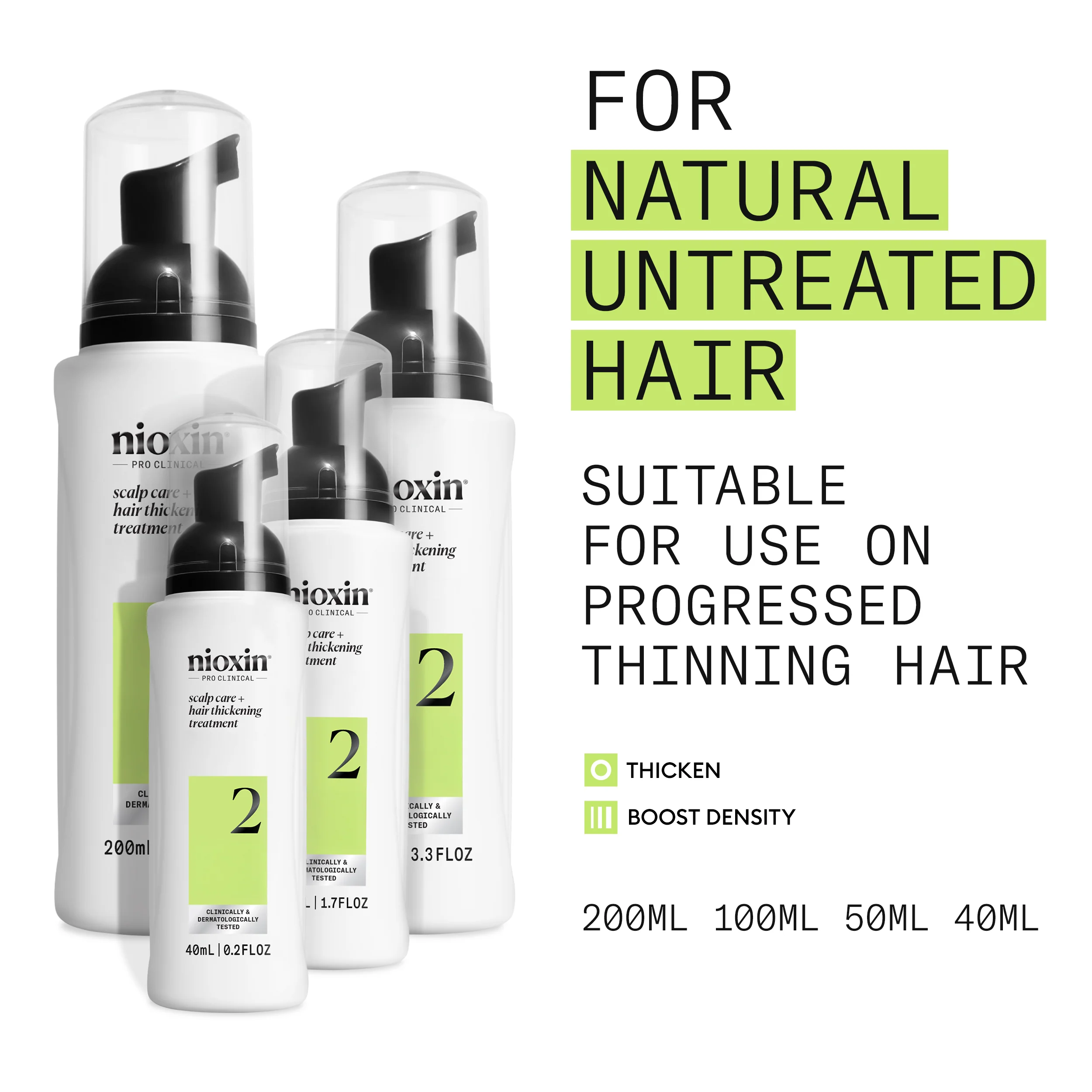Nioxin System 2 Scalp  + Hair Thickening Treatment - Hair Thickening Serum - Image 3