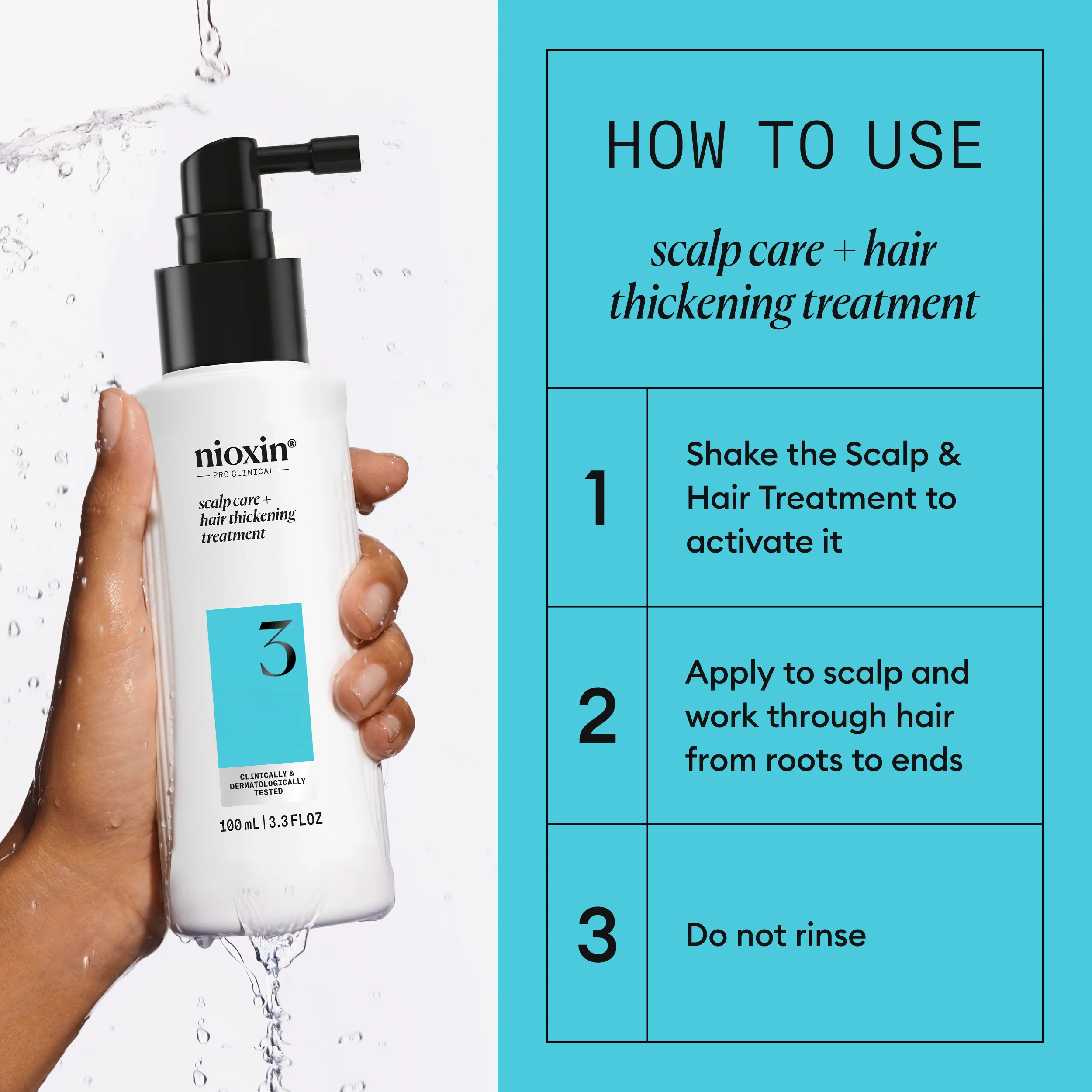Nioxin System 3 Scalp + Hair Thickening Treatment - Hair Thickening Serum - Image 7