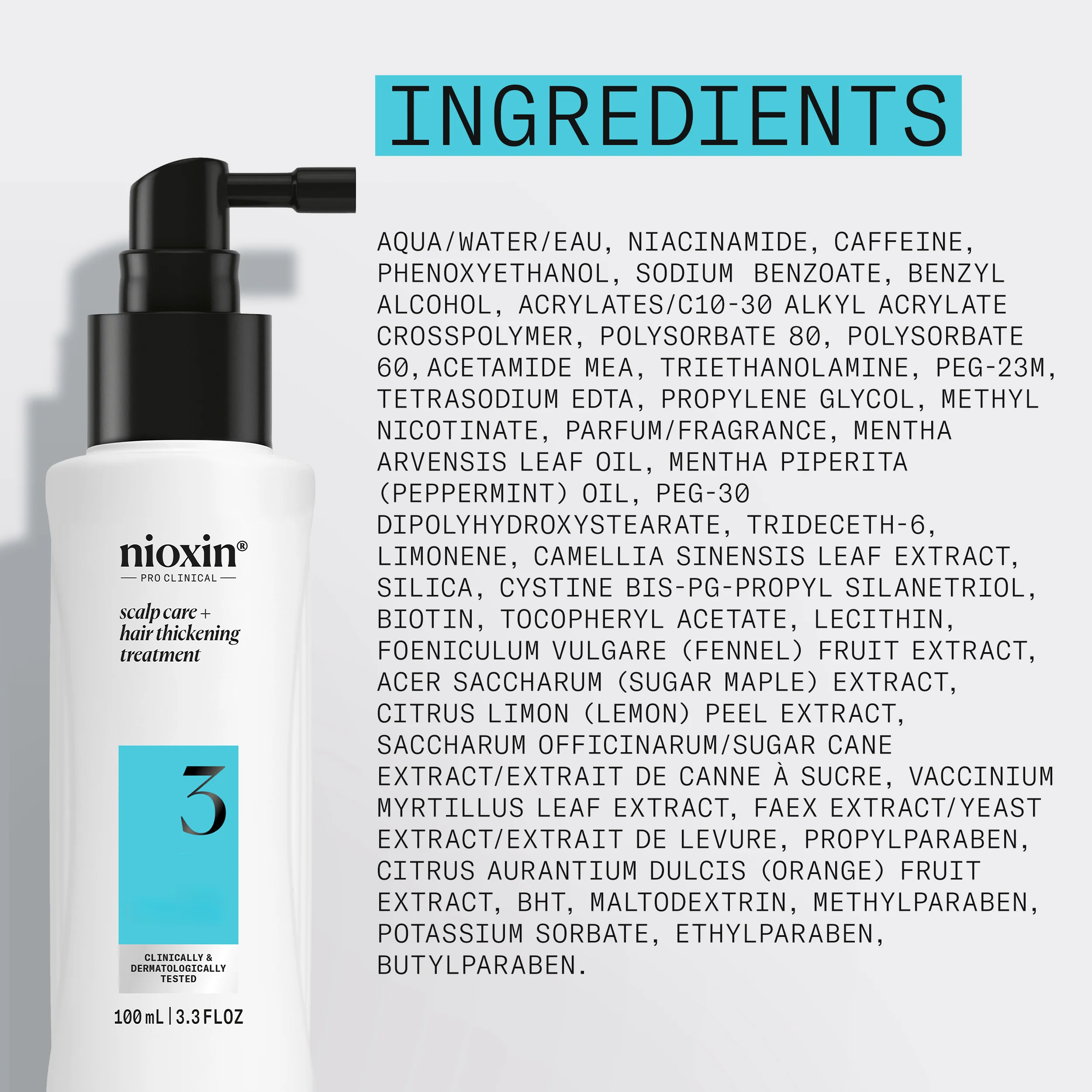 Nioxin System 3 Scalp + Hair Thickening Treatment - Hair Thickening Serum - Image 9