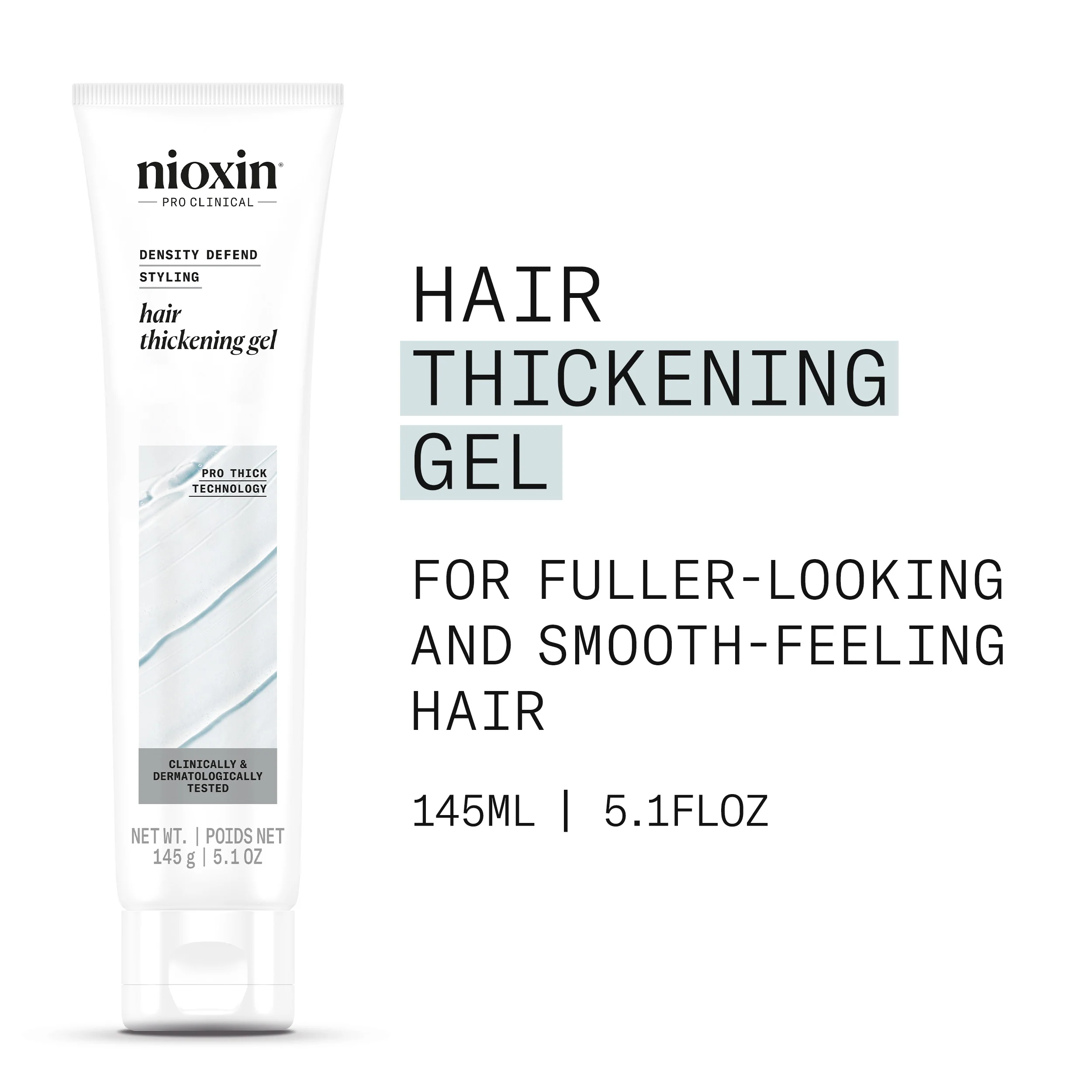 Nioxin Density Defend Hair Thickening Gel - For Volumizing Hair, 145g - Image 3