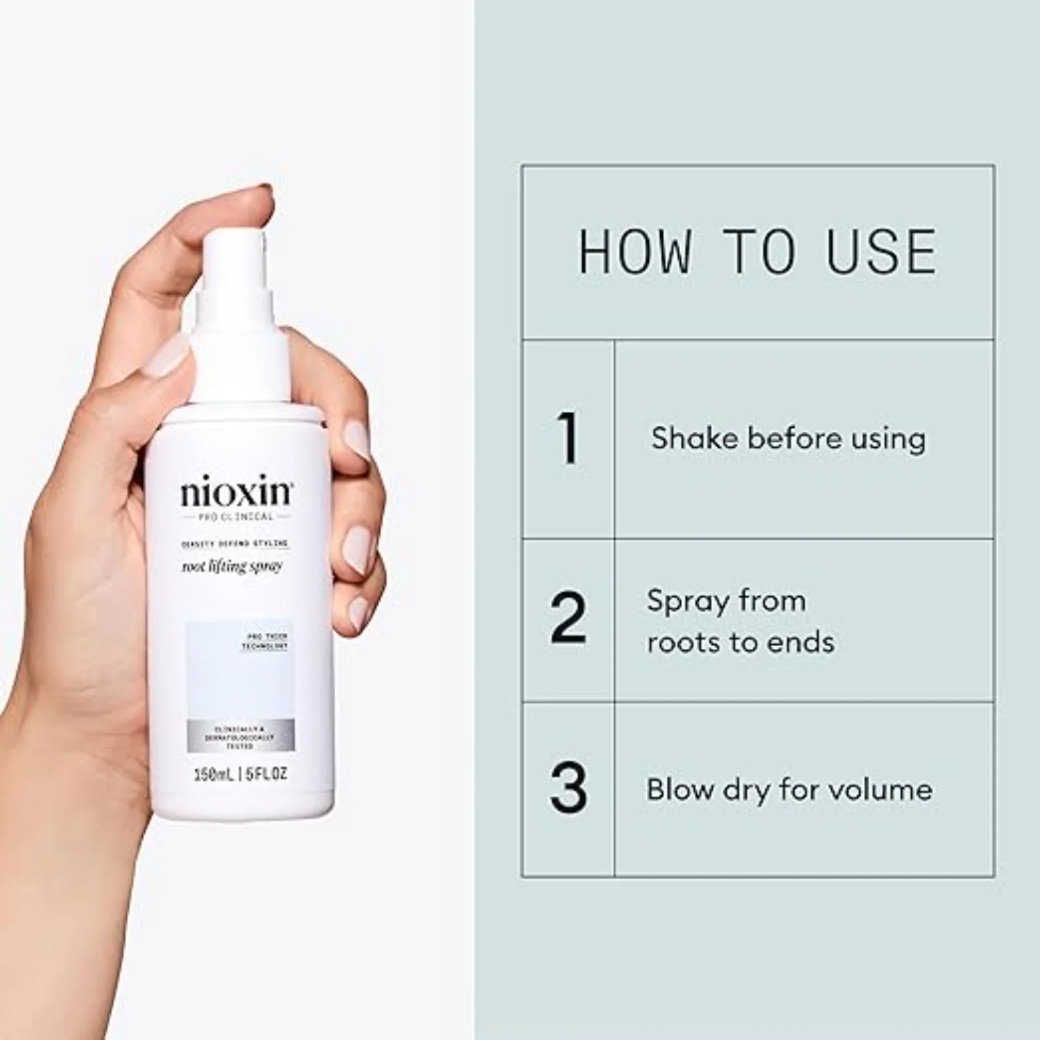 Nioxin Density Defend Styling Root Lifting Spray - Hair Thickening Spray, 150ml - Image 6