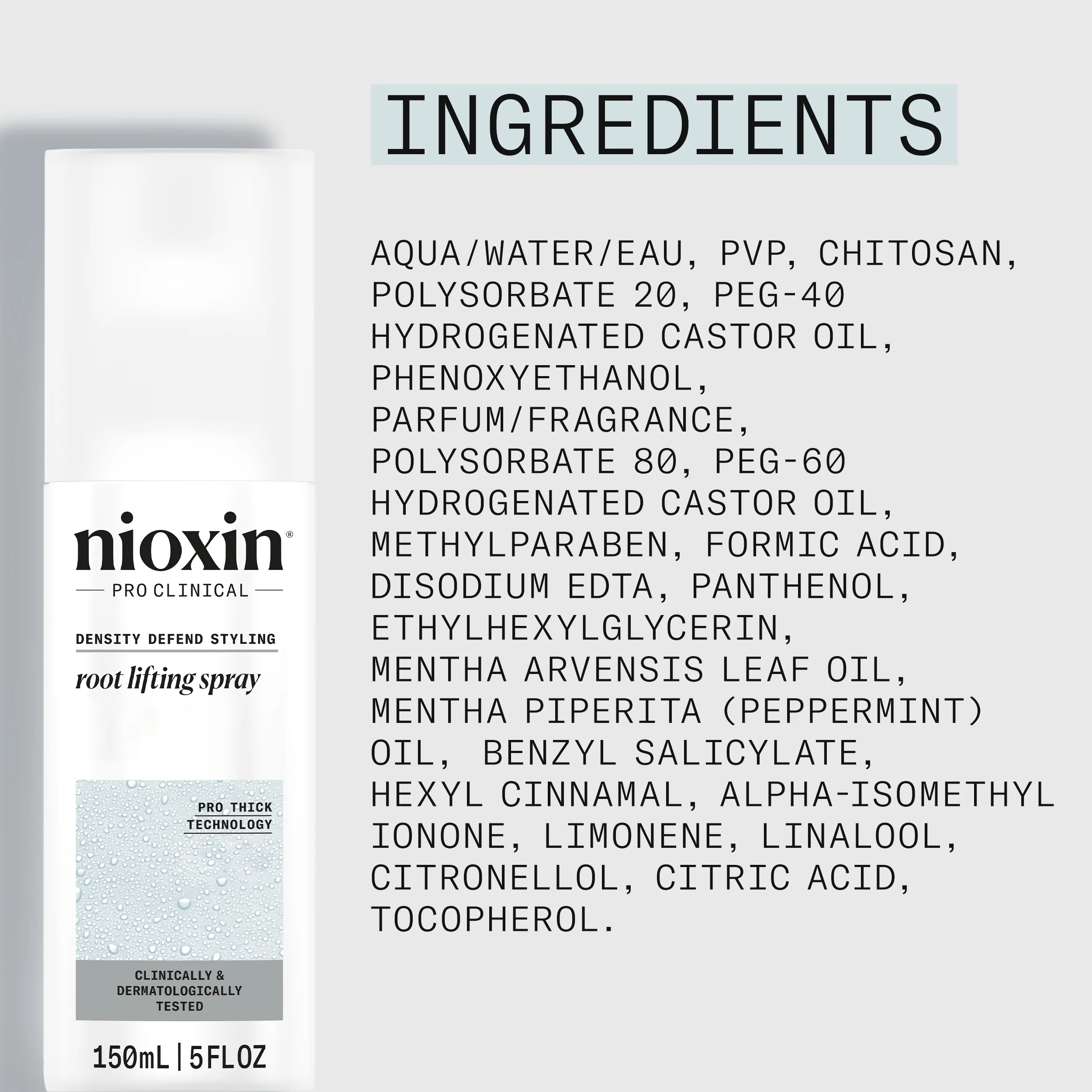 Nioxin Density Defend Styling Root Lifting Spray - Hair Thickening Spray, 150ml - Image 8